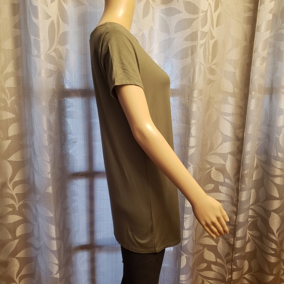 Army Green Tunic T-shirt Size S - Picture 4 of 11